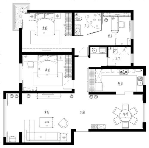 家具布置-家具布置图