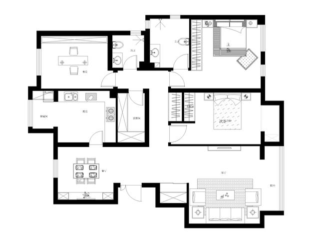 平面家具-平面家具布置图