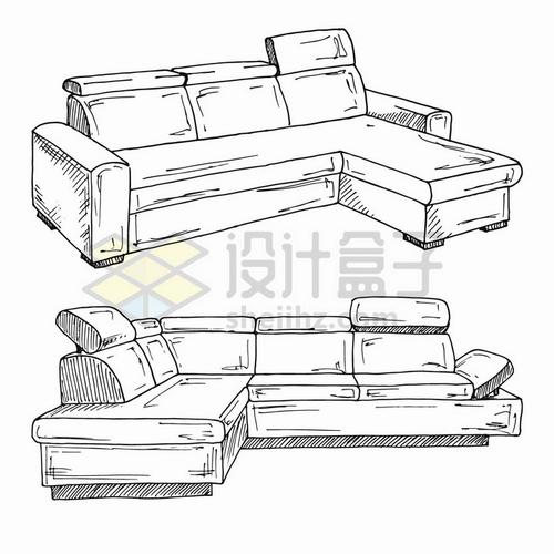 家具线描-家具线描画图片